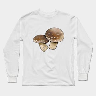 Shitake Mushrooms Long Sleeve T-Shirt